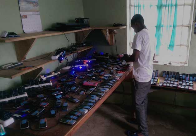 Cell phone, vehicle and motorcycle batteries charging is one source of revenue.