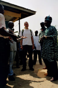 Chief and Dennis in the Jong Chiefdom