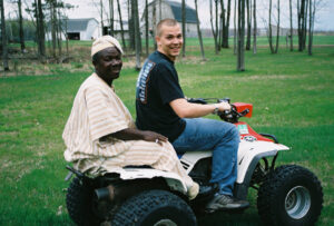 PC Alie Badara Sheriff and Dennis Glover Fourwheeling